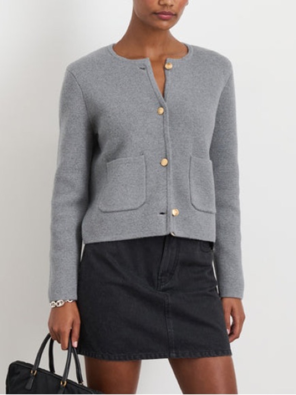 Alex Mill Gray Paris Sweater Jacket Sz. XS
